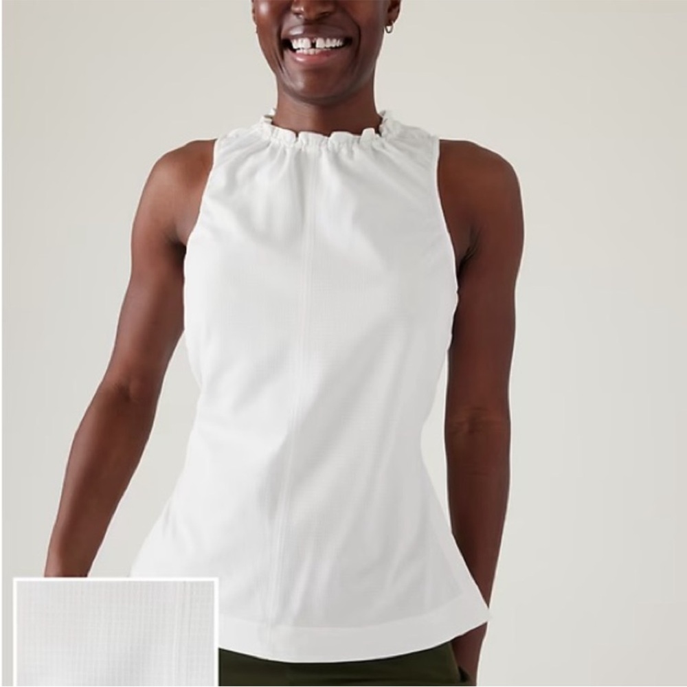 Athleta top with bungee waist